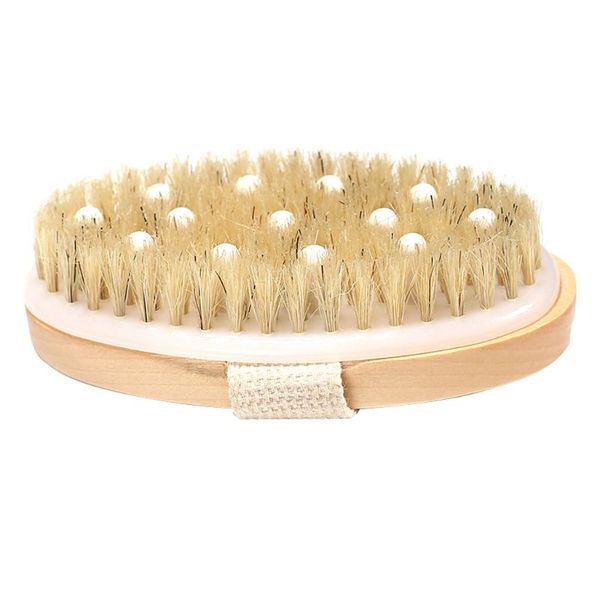 2 in 1 dry skin body brush natural bristle dead skin remover anti cellulite exfoliates blood circulation health massage tools, Golden;silver
2 in 1 dry skin body brush natural bristle dead skin remover anti cellulite exfoliates blood circulation health massage tools, Golden;silver