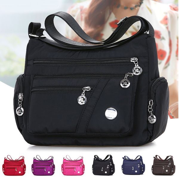 2020 fashion women shoulder messenger bag nylon oxford lightweight waterproof zipper package large capacity travel crossbody bag
2020 fashion women shoulder messenger bag nylon oxford lightweight waterproof zipper package large capacity travel crossbody bag