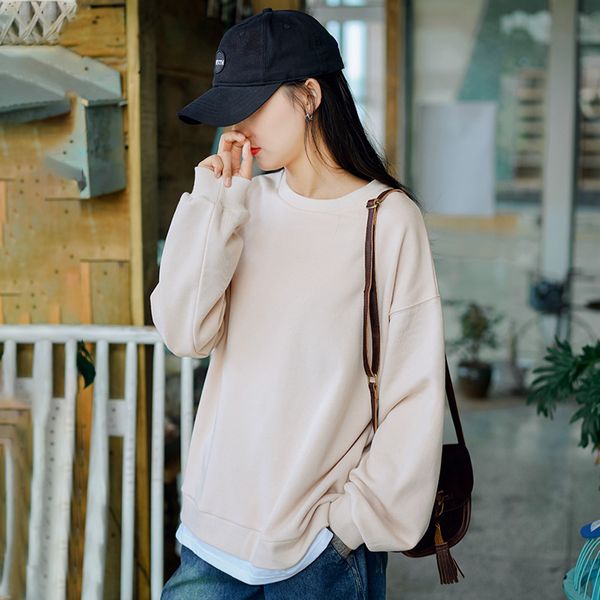 women's hoodies & sweatshirts nini wonderland 2021 autumn casual vintage sweatshirt female patchwork korean style pullovers clothes bri, Black
women's hoodies & sweatshirts nini wonderland 2021 autumn casual vintage sweatshirt female patchwork korean style pullovers clothes bri, Black