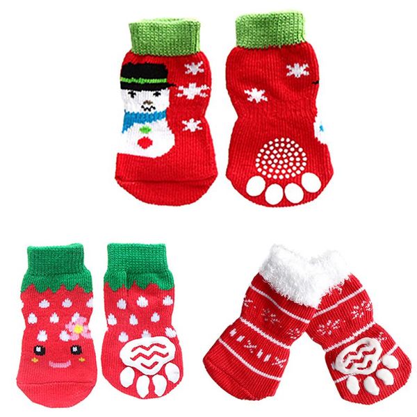 dog apparel 4pcs/set cute puppy knit christmas tree socks small dogs cotton anti-slip cat shoes for autumn winter indoor protector
dog apparel 4pcs/set cute puppy knit christmas tree socks small dogs cotton anti-slip cat shoes for autumn winter indoor protector