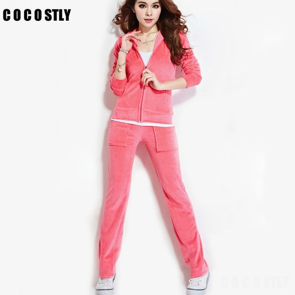 new 2 piece set women brand velvet fabric tracksuits velour suit women track suit hoodies and pants female plus size 4xl, Gray
new 2 piece set women brand velvet fabric tracksuits velour suit women track suit hoodies and pants female plus size 4xl, Gray