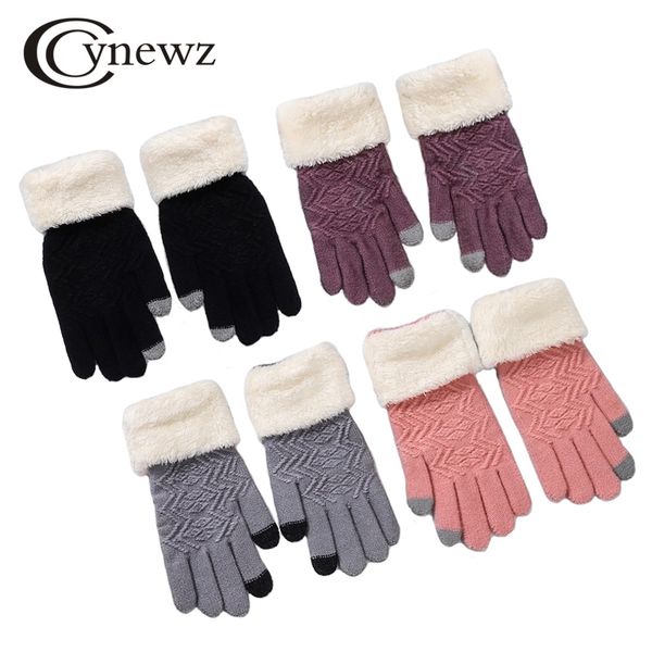 winter women knitted gloves touch screen thicken keep warm female full finger soft stretch knit mittens guantes, Blue;gray
winter women knitted gloves touch screen thicken keep warm female full finger soft stretch knit mittens guantes, Blue;gray