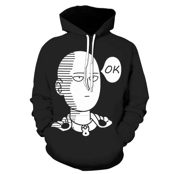 summer 2020 new one punch men's 3d printing trend men's and women's hoodie pullover men's sweater popular, Black
summer 2020 new one punch men's 3d printing trend men's and women's hoodie pullover men's sweater popular, Black