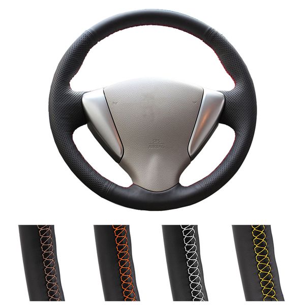 pu кожаный руль wrap сшитое оригинал рулевая обложка для tiida sylphy sentra versa note 2014 
pu кожаный руль wrap сшитое оригинал рулевая обложка для tiida sylphy sentra versa note 2014