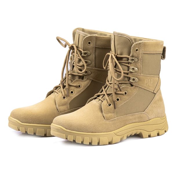 full grain leather tactical boots men desert combat boots outdoor male nubuck army boots tactical gear sports shoes, Black;green
full grain leather tactical boots men desert combat boots outdoor male nubuck army boots tactical gear sports shoes, Black;green