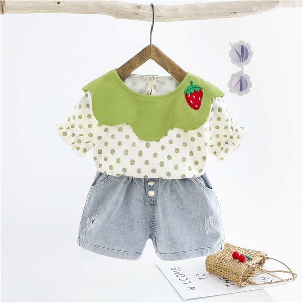 hylkidhuose 2020 summer baby girls clothing sets short sleeve strawberry lace t shirt shorts infant children vacation clothes, White
hylkidhuose 2020 summer baby girls clothing sets short sleeve strawberry lace t shirt shorts infant children vacation clothes, White