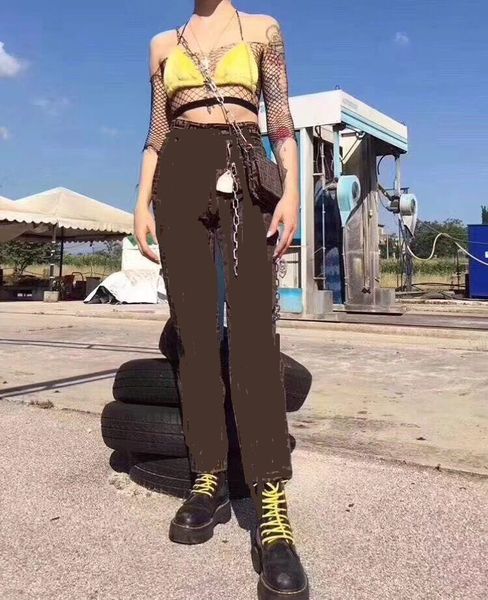 2020 european new design women's letter print color block casual long pants trousers s l xl, Black;white
2020 european new design women's letter print color block casual long pants trousers s l xl, Black;white