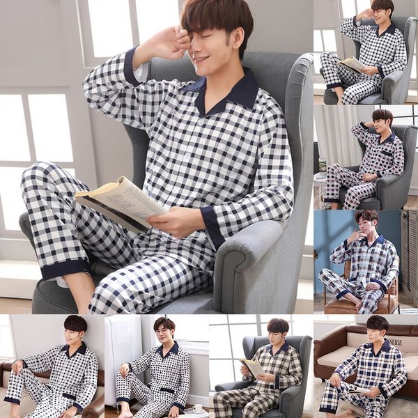 mens sleepwear set pajama set plaid long sleeve sleepwear casual soft comfortable lightweight 2020 fashion + pants, Black;brown
mens sleepwear set pajama set plaid long sleeve sleepwear casual soft comfortable lightweight 2020 fashion + pants, Black;brown