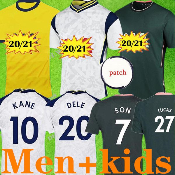 4xl 20 21 bale spurs home white #10 kane soccer jerseys 2020 #7 son #20 dele 23# bergas goalkeeper sosa camisetas de futebol football shirt, Black;yellow
4xl 20 21 bale spurs home white #10 kane soccer jerseys 2020 #7 son #20 dele 23# bergas goalkeeper sosa camisetas de futebol football shirt, Black;yellow