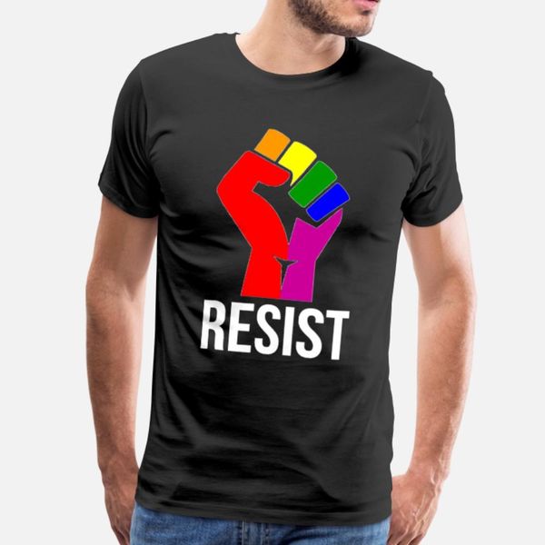 resist rainbow flag national pride march t shirt men knitted short sleeve plus size 3xl fit loose funny summer style cool shirt
resist rainbow flag national pride march t shirt men knitted short sleeve plus size 3xl fit loose funny summer style cool shirt