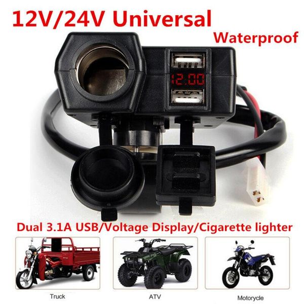 новое прибытие высокого качества мотоцикла водонепроницаемый 12v gps зажигалка usb зарядное гнездо led вольтметр
новое прибытие высокого качества мотоцикла водонепроницаемый 12v gps зажигалка usb зарядное гнездо led вольтметр