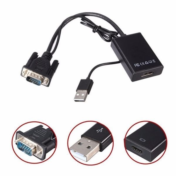 50pcs 1080p m/f vga to hdmi with usb converter black audio video cable adapter converter lappc
50pcs 1080p m/f vga to hdmi with usb converter black audio video cable adapter converter lappc
