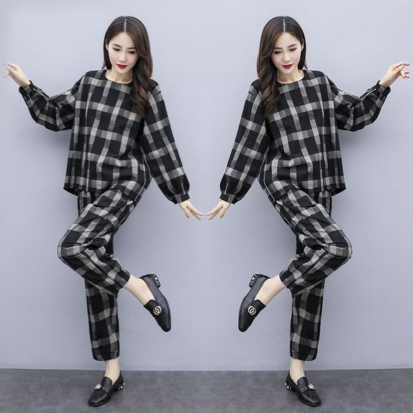 2020 coatautumn korean new version loose large size fashion temperament age-reducing slimming long sleeve casual two-piece set ydmgf, Gray
2020 coatautumn korean new version loose large size fashion temperament age-reducing slimming long sleeve casual two-piece set ydmgf, Gray