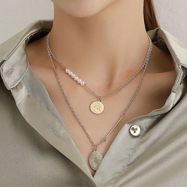 ожерелье vintage темперамент имитация pearl круглого подвеска для женщин моды геометрических ключиц ожерелья партии ювелирных изделий, Silver
ожерелье vintage темперамент имитация pearl круглого подвеска для женщин моды геометрических ключиц ожерелья партии ювелирных изделий, Silver
