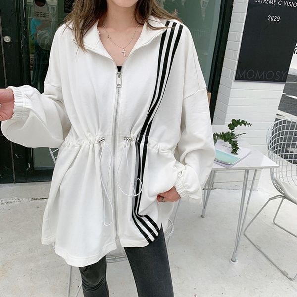 classic oversize stand collar sweater 2020 spring and autumn loose profile mid-length large coat zipper sweater zipper size coat for women j, Black
classic oversize stand collar sweater 2020 spring and autumn loose profile mid-length large coat zipper sweater zipper size coat for women j, Black