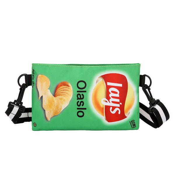 super fire women's personality potato chip crossbody bag lady shoulder wide hand bags totes leisure girl cartoon message bags
super fire women's personality potato chip crossbody bag lady shoulder wide hand bags totes leisure girl cartoon message bags