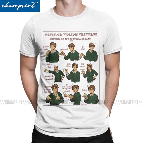 популярная итальянская жесты men t shirt костюмы супергерой аниме aph world casual tees круглый воротник футболки уникальная одежда
популярная итальянская жесты men t shirt костюмы супергерой аниме aph world casual tees круглый воротник футболки уникальная одежда