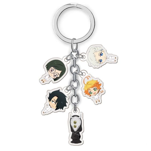 fashion the promised neverland acrylic keychain anime key chain, Silver
fashion the promised neverland acrylic keychain anime key chain, Silver