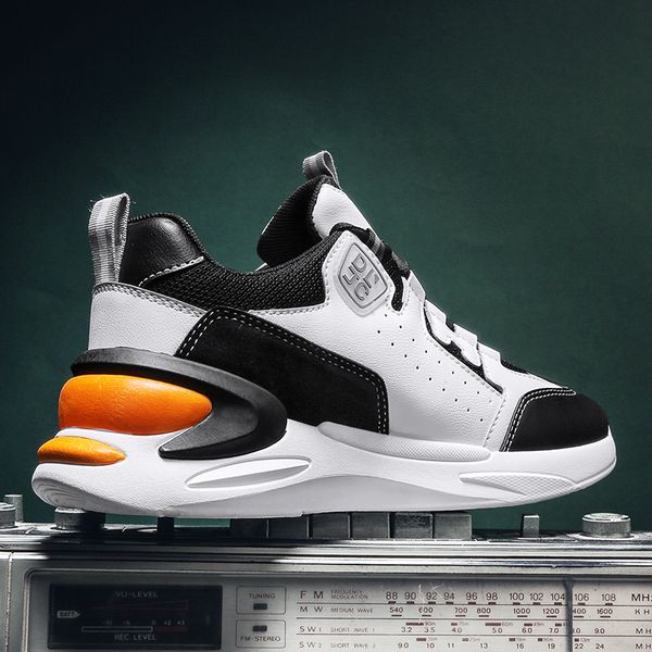 fashion men sneakers shoes men's casual shoes air cushion leisure running light weight damping platform trainers, Black
fashion men sneakers shoes men's casual shoes air cushion leisure running light weight damping platform trainers, Black