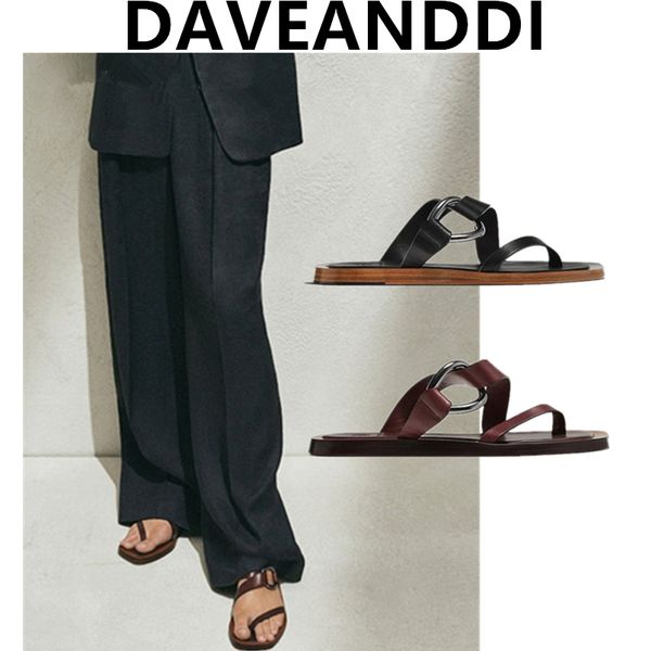 dave&di summer england simple vintage genuine leather roma flat slippers sandals women shoes woman women shoes sandals, Black
dave&di summer england simple vintage genuine leather roma flat slippers sandals women shoes woman women shoes sandals, Black