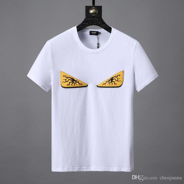 2019 new fashion brand t-shirt star designer spring summer color sleeves vacation short sleeve tees casual letters printing men t-shirt #009, White;black
2019 new fashion brand t-shirt star designer spring summer color sleeves vacation short sleeve tees casual letters printing men t-shirt #009, White;black