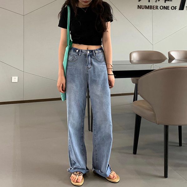 women's jeans 2021 korean chic style women slim denim pants casual blue high waist for straight (n8452)
women's jeans 2021 korean chic style women slim denim pants casual blue high waist for straight (n8452)