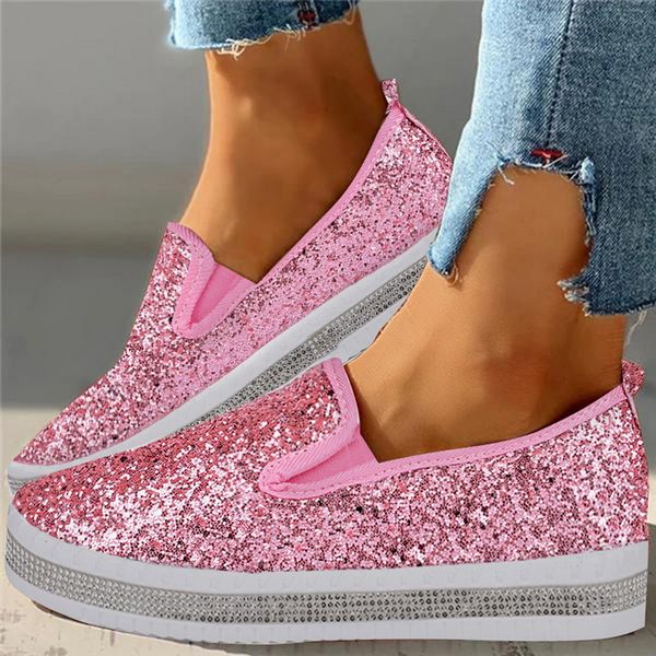 2020 crystal diamonds women flats bling woman shoes rhinestone ladies casual shoes round toe slip-on platform women's 43, Black
2020 crystal diamonds women flats bling woman shoes rhinestone ladies casual shoes round toe slip-on platform women's 43, Black
