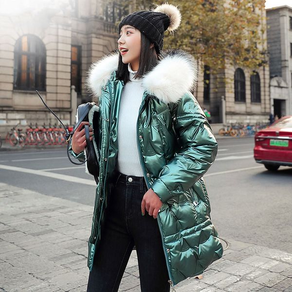 2020 fashion winter coat jacket women's hooded warm parkas glossy female long winter collection jacket, Black;brown
2020 fashion winter coat jacket women's hooded warm parkas glossy female long winter collection jacket, Black;brown