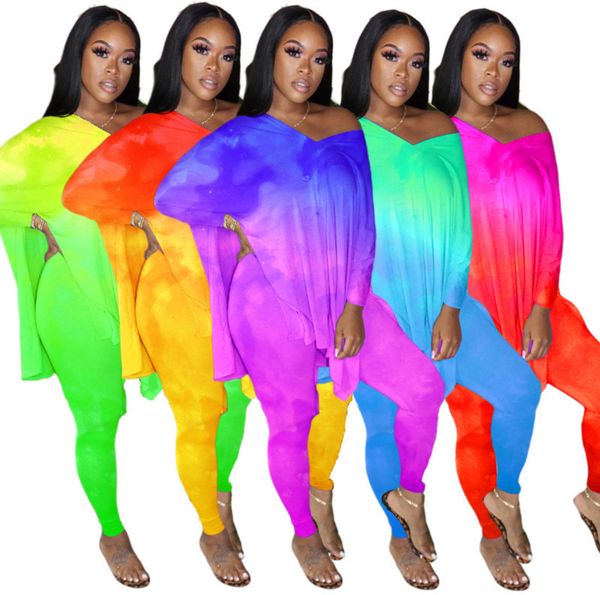 women gradient color two-piece set fashion long sleeve v-neck pencil pants outfits club ladies t shirt legging leisure suits ty877, Gray
women gradient color two-piece set fashion long sleeve v-neck pencil pants outfits club ladies t shirt legging leisure suits ty877, Gray