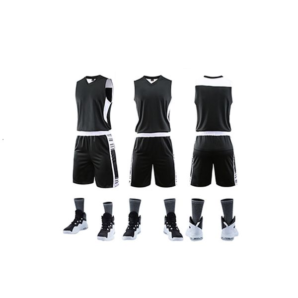basketball clothing suit men's custom team uniform sports vest training suit buy jersey, Black;white
basketball clothing suit men's custom team uniform sports vest training suit buy jersey, Black;white
