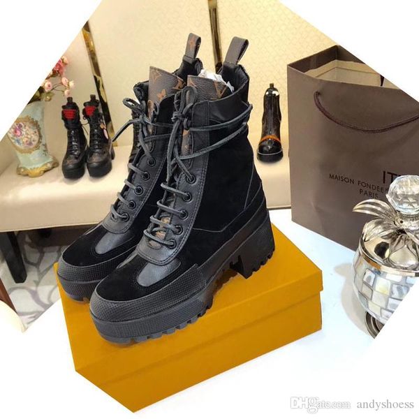 fashion women's ankle boots genuine leather leopard lady desert boot with leather and heavy-duty soles leisure lady martin boots, Black
fashion women's ankle boots genuine leather leopard lady desert boot with leather and heavy-duty soles leisure lady martin boots, Black