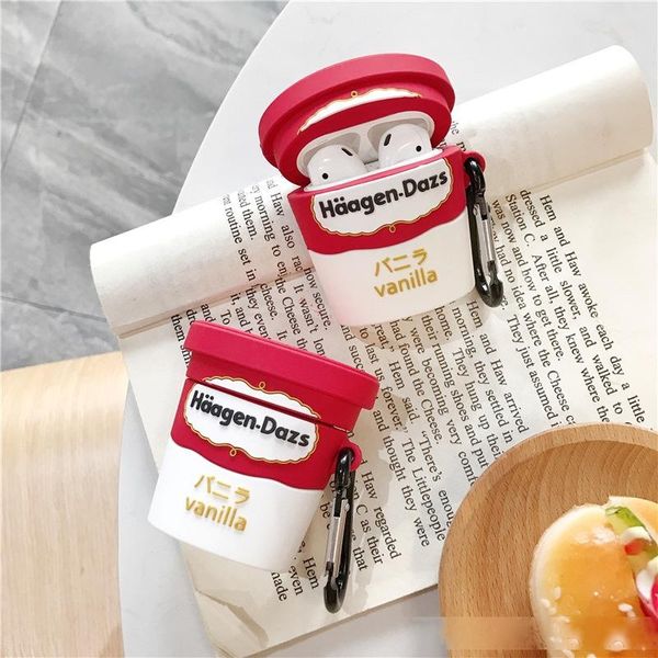 for airpods case 3d ice cream silicone case for apple airpods 2 protective charging box cover for air pods
for airpods case 3d ice cream silicone case for apple airpods 2 protective charging box cover for air pods