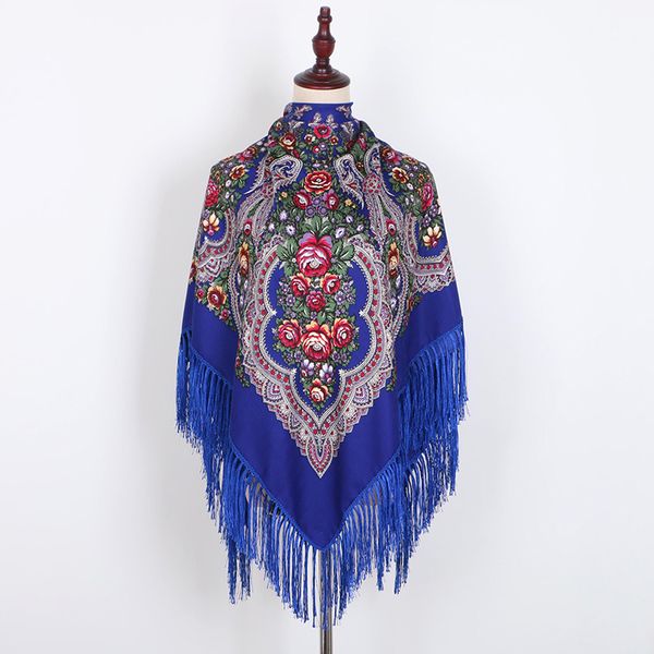luxury printing oversize square blankets russian women wedding scarf retro style cotton handkerchief autumn shawl 140*140cm, Blue;gray
luxury printing oversize square blankets russian women wedding scarf retro style cotton handkerchief autumn shawl 140*140cm, Blue;gray