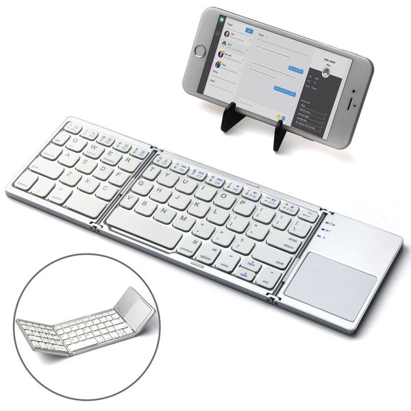 three-system universal portable folding bluetooth wireless keyboard rechargeable foldable touchpad keypad for ios/android/window
three-system universal portable folding bluetooth wireless keyboard rechargeable foldable touchpad keypad for ios/android/window