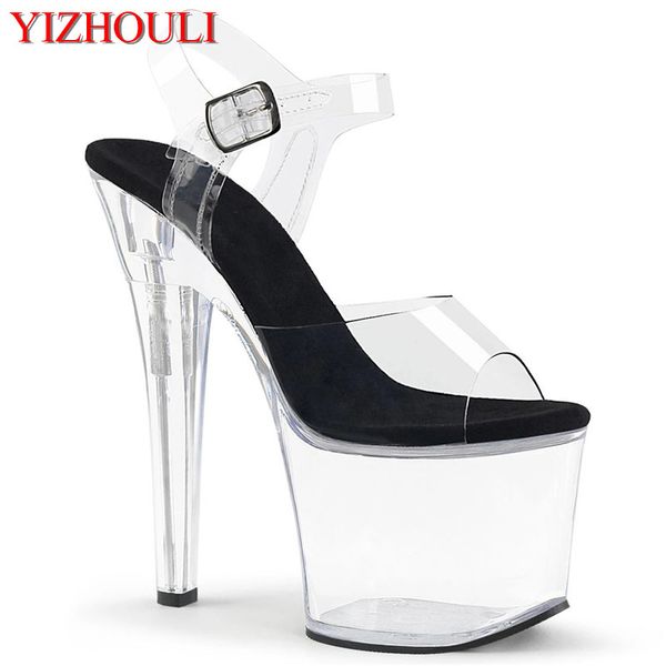 fashion transparent waterproof platform, summer 17 cm stiletto heels, transparent vamp nightclub 7 inch pole dancing sandal, Black
fashion transparent waterproof platform, summer 17 cm stiletto heels, transparent vamp nightclub 7 inch pole dancing sandal, Black