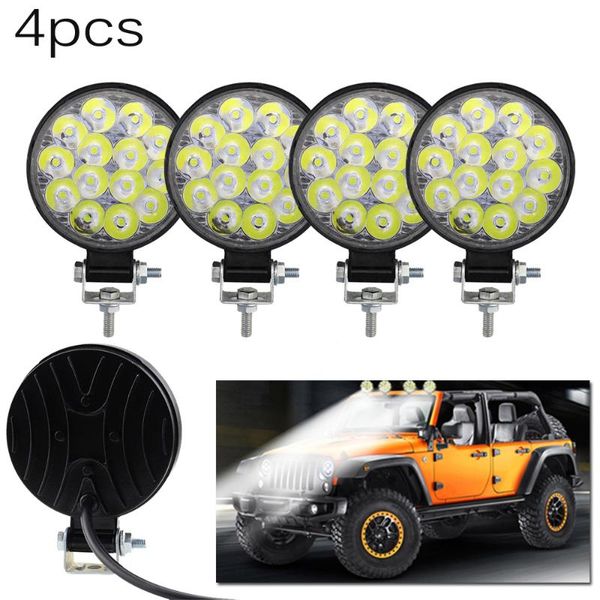 2/4pcs 14led 42w car truck round work light 12v 24v bulb driving lamp spot light bulb for car trailer truck off-road atv
2/4pcs 14led 42w car truck round work light 12v 24v bulb driving lamp spot light bulb for car trailer truck off-road atv