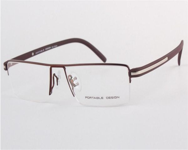 eyewear optical eyewear frame brand design men alloy half rim business clear lens spectacle goggle silver eyeglasses zm8127, Black
eyewear optical eyewear frame brand design men alloy half rim business clear lens spectacle goggle silver eyeglasses zm8127, Black