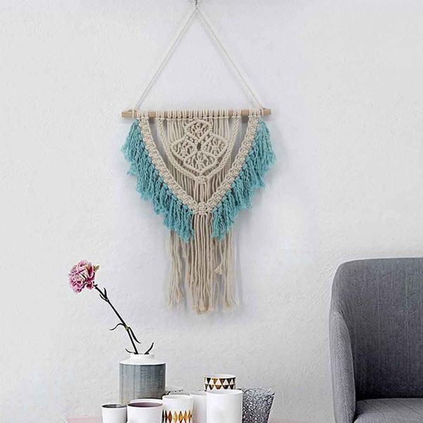 dorm hand woven p props wall hanging macrame tapestry home decor background 
dorm hand woven p props wall hanging macrame tapestry home decor background