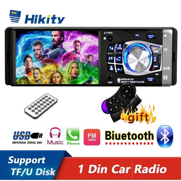 hikity 1 din car radio auto bluetooth audio stereo fm car player support rear view camera sd card steering wheel remote control
hikity 1 din car radio auto bluetooth audio stereo fm car player support rear view camera sd card steering wheel remote control