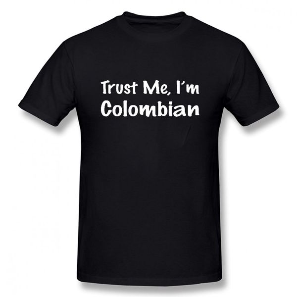 new fashion t shirts trust me i'm colombian tshirts cotton short sleeve i'm the husband of a colombian christmas funny t-shirts, White;black
new fashion t shirts trust me i'm colombian tshirts cotton short sleeve i'm the husband of a colombian christmas funny t-shirts, White;black
