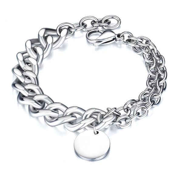 New Fashion Rock Hip-hop Round Bracelets Man Titanium Steel Jewelry Not Fade Drop Shipping
New Fashion Rock Hip-hop Round Bracelets Man Titanium Steel Jewelry Not Fade Drop Shipping