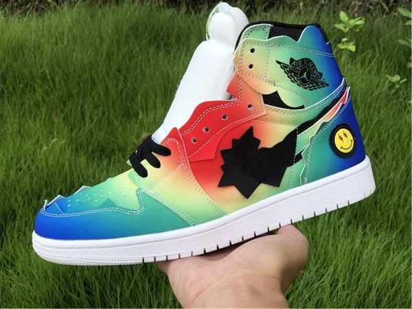 new j balvin 1 high basketball shoes 1s super bowl rainbow tie dye mens trainers women sports sneakers size 36-44
new j balvin 1 high basketball shoes 1s super bowl rainbow tie dye mens trainers women sports sneakers size 36-44