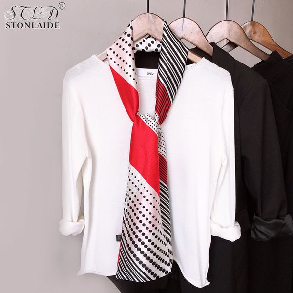 145x15cm classy and chic dots feather printing small long silk scarfs for women kyqiao neckerchief for bussiness party girl gift, Blue;gray
145x15cm classy and chic dots feather printing small long silk scarfs for women kyqiao neckerchief for bussiness party girl gift, Blue;gray