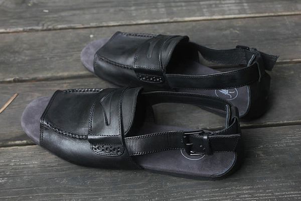 peep toe gladiators flat heel soft leather summer gladiators hombre sapatos beach sandals male, Black
peep toe gladiators flat heel soft leather summer gladiators hombre sapatos beach sandals male, Black