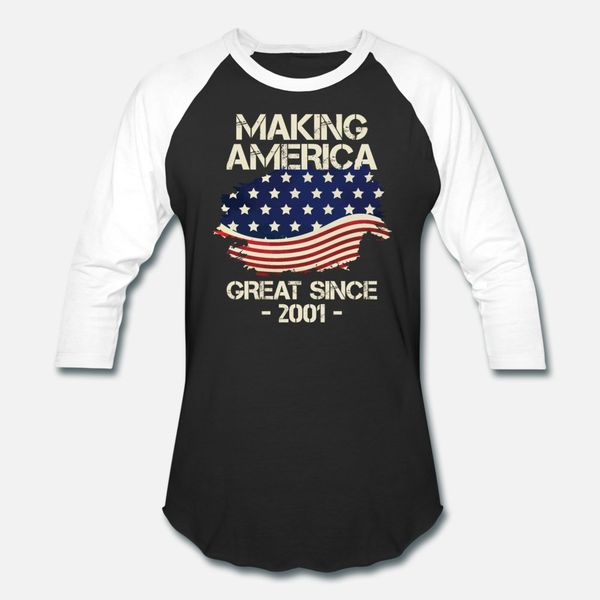 making america great since 2001 american flag t shirt men knitted cotton s-xxxl clothes interesting new fashion spring standard shirt
making america great since 2001 american flag t shirt men knitted cotton s-xxxl clothes interesting new fashion spring standard shirt