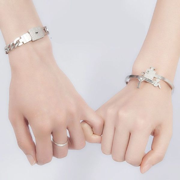 charm bracelets his hers love heart key lock macthing bangle lovers jewelry, Golden;silver
charm bracelets his hers love heart key lock macthing bangle lovers jewelry, Golden;silver