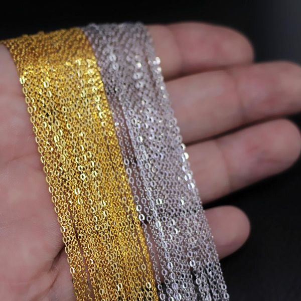 40cm/45cm 925 sterling silver necklace gold silvercolor jewellery making findings chain diy jewelry making finding
40cm/45cm 925 sterling silver necklace gold silvercolor jewellery making findings chain diy jewelry making finding