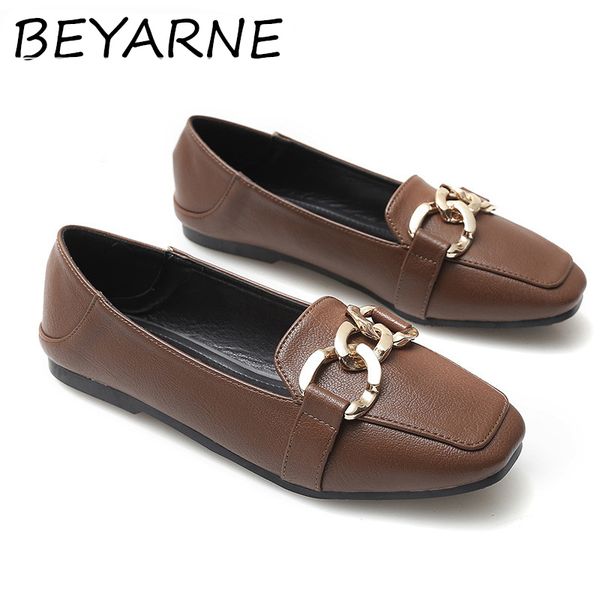 beyarne women shoes ballet flats loafers leather casual shoes woman square toe slip-on spring/autumn new plus, Black
beyarne women shoes ballet flats loafers leather casual shoes woman square toe slip-on spring/autumn new plus, Black
