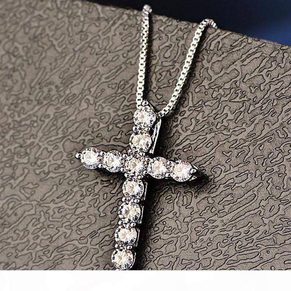 lucky female cross crystal pendants silver color chain necklaces shiny zirconia choker necklaces fashion jewelry gifts for women
lucky female cross crystal pendants silver color chain necklaces shiny zirconia choker necklaces fashion jewelry gifts for women
