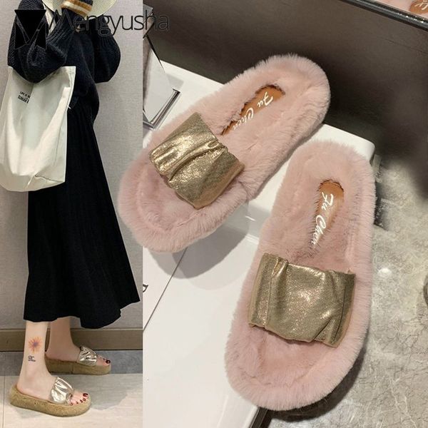 glitter cloth band fur slippers women open toe thick bottom furry flip flops gold/pink pleated plush slides winter shoes woman, Black
glitter cloth band fur slippers women open toe thick bottom furry flip flops gold/pink pleated plush slides winter shoes woman, Black